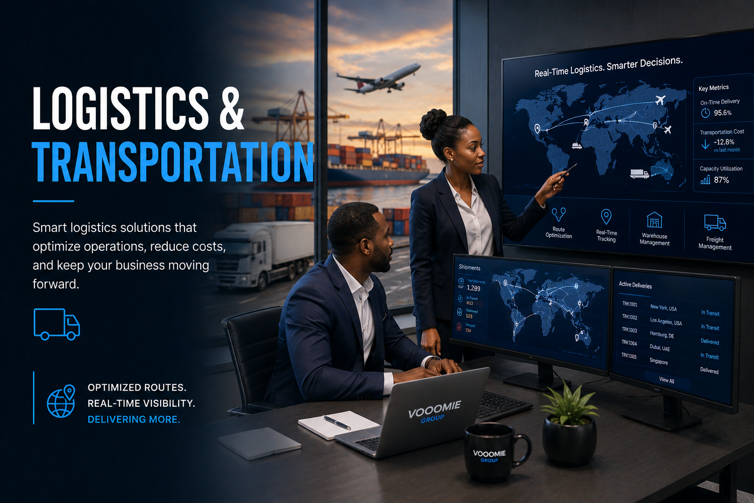 VOOOMIE GROUP - Industries we serve - Logistics & Transportation