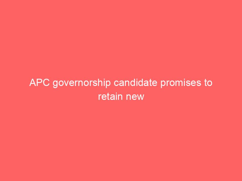 APC governorship candidate promises to retain new Bauchi emirates, chi